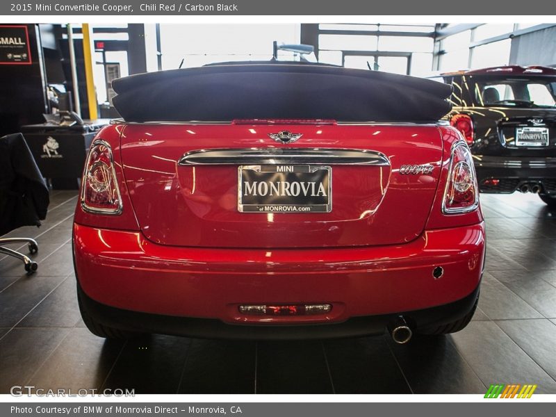 Chili Red / Carbon Black 2015 Mini Convertible Cooper