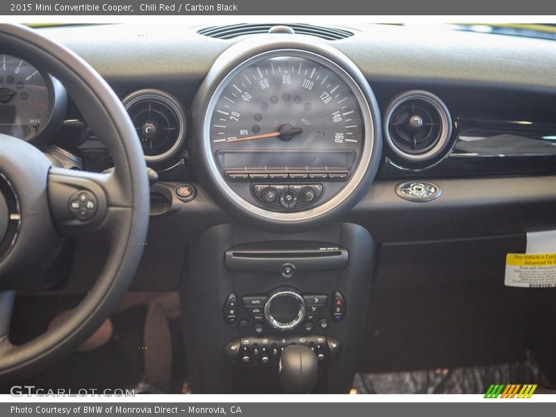 Chili Red / Carbon Black 2015 Mini Convertible Cooper