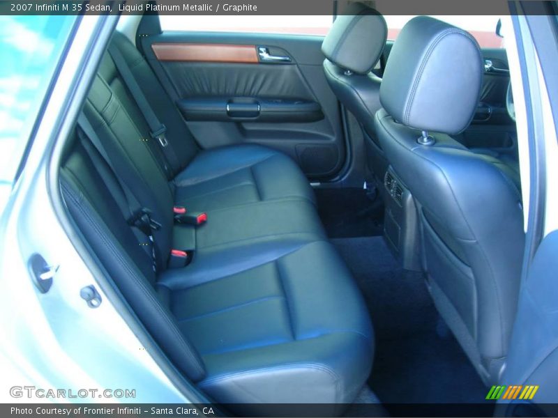 Liquid Platinum Metallic / Graphite 2007 Infiniti M 35 Sedan