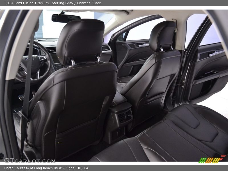 Sterling Gray / Charcoal Black 2014 Ford Fusion Titanium