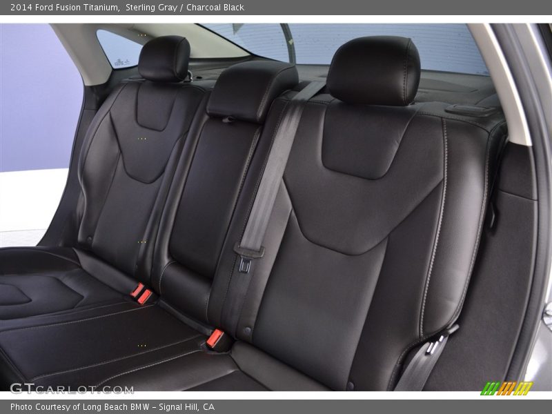 Sterling Gray / Charcoal Black 2014 Ford Fusion Titanium