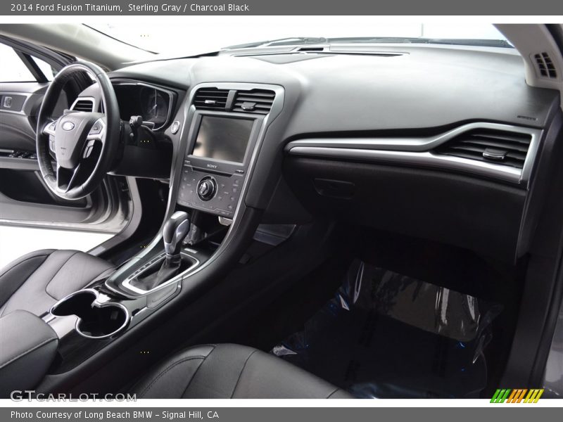 Sterling Gray / Charcoal Black 2014 Ford Fusion Titanium