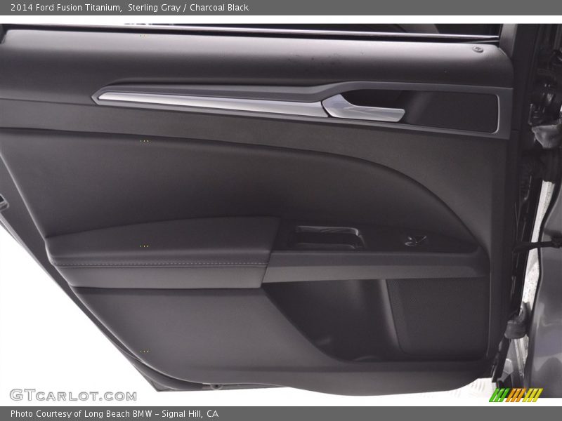 Sterling Gray / Charcoal Black 2014 Ford Fusion Titanium
