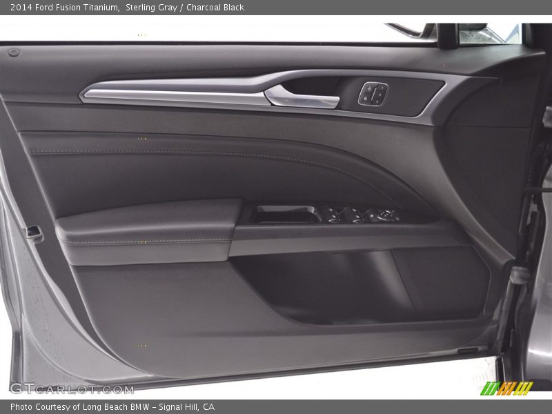 Sterling Gray / Charcoal Black 2014 Ford Fusion Titanium