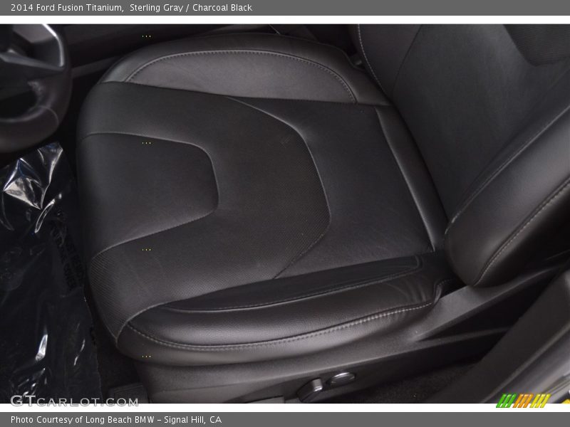 Sterling Gray / Charcoal Black 2014 Ford Fusion Titanium
