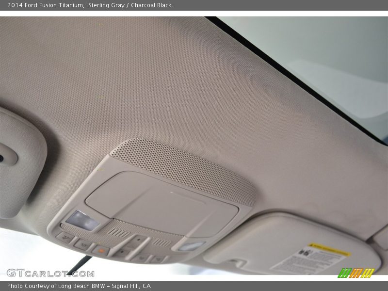 Sterling Gray / Charcoal Black 2014 Ford Fusion Titanium