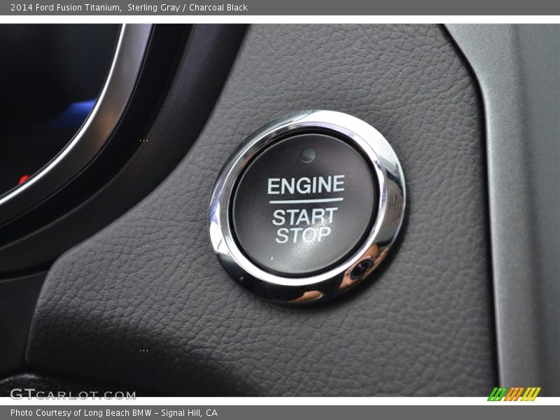 Sterling Gray / Charcoal Black 2014 Ford Fusion Titanium