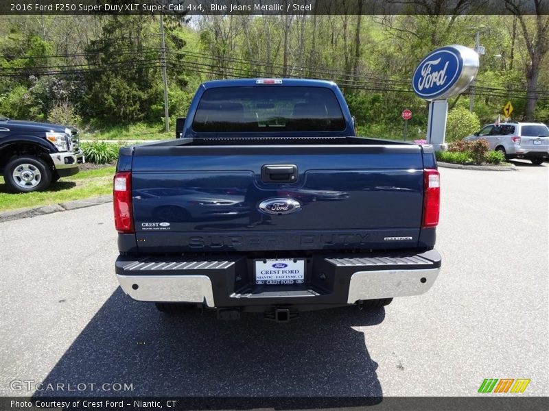 Blue Jeans Metallic / Steel 2016 Ford F250 Super Duty XLT Super Cab 4x4