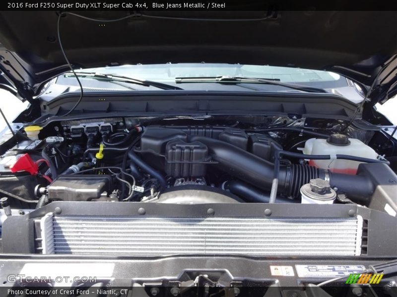 Blue Jeans Metallic / Steel 2016 Ford F250 Super Duty XLT Super Cab 4x4