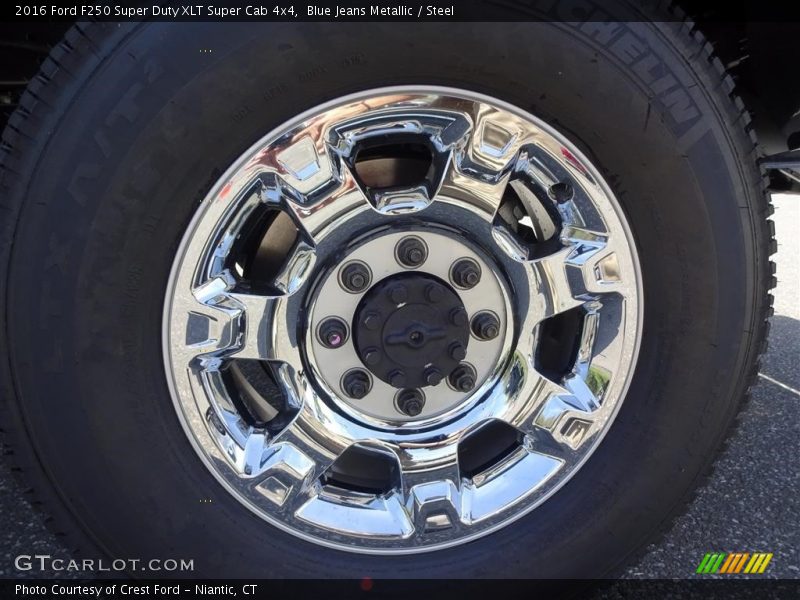 Blue Jeans Metallic / Steel 2016 Ford F250 Super Duty XLT Super Cab 4x4