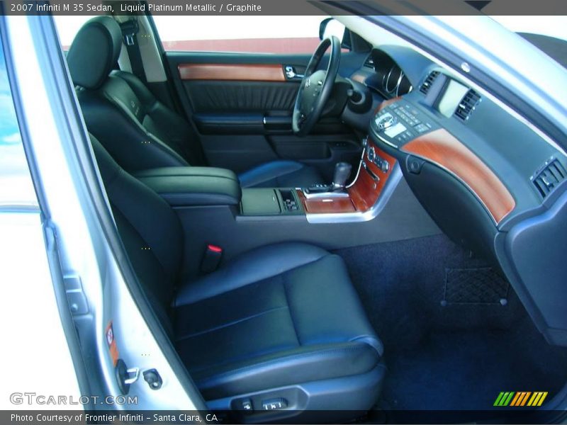 Liquid Platinum Metallic / Graphite 2007 Infiniti M 35 Sedan