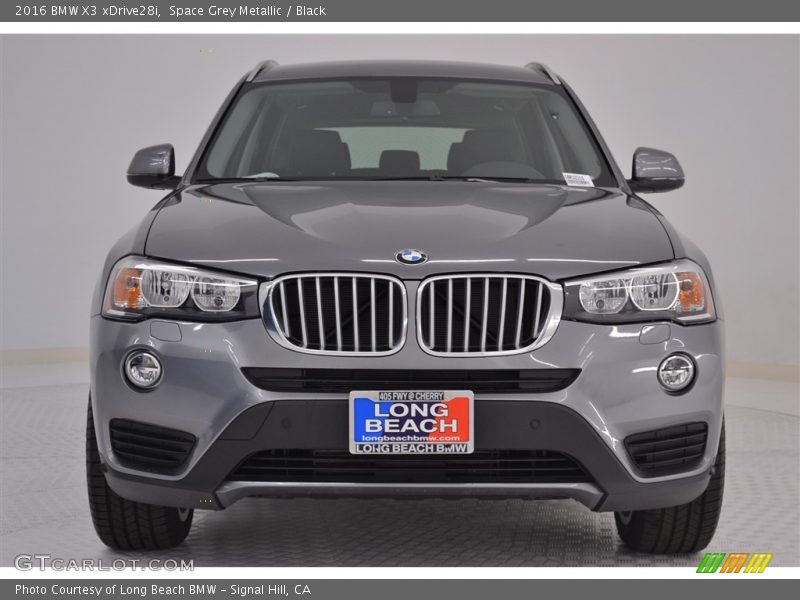 Space Grey Metallic / Black 2016 BMW X3 xDrive28i