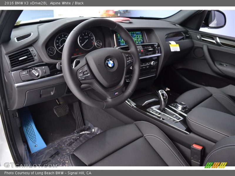 Alpine White / Black 2016 BMW X3 xDrive28i
