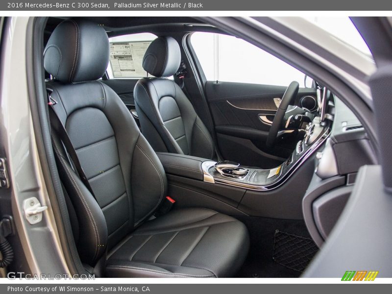 Palladium Silver Metallic / Black 2016 Mercedes-Benz C 300 Sedan