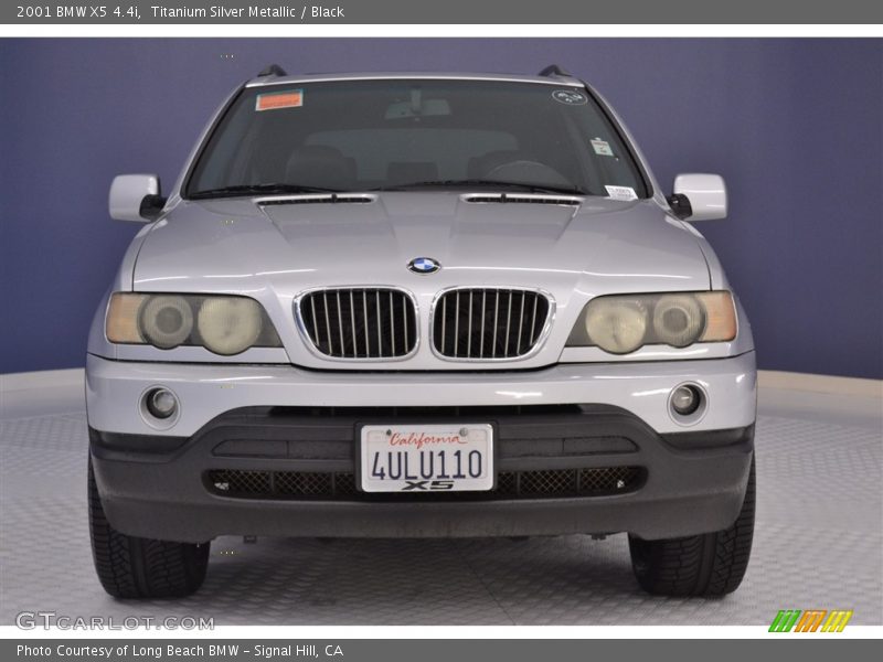 Titanium Silver Metallic / Black 2001 BMW X5 4.4i