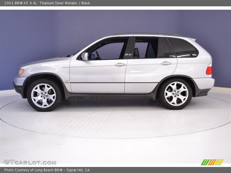 Titanium Silver Metallic / Black 2001 BMW X5 4.4i