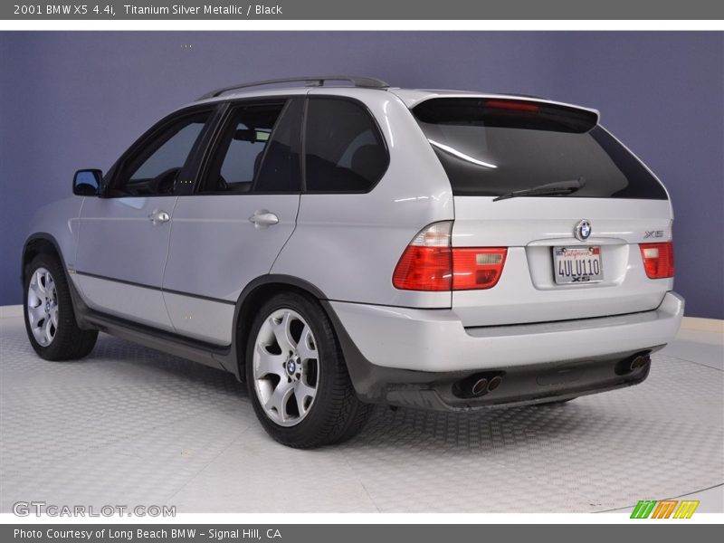 Titanium Silver Metallic / Black 2001 BMW X5 4.4i