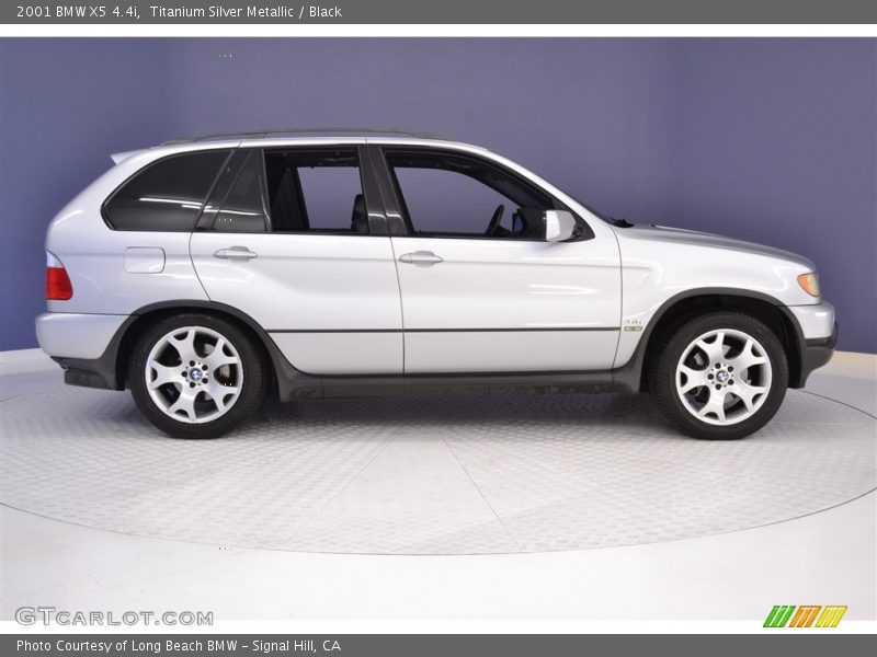 Titanium Silver Metallic / Black 2001 BMW X5 4.4i