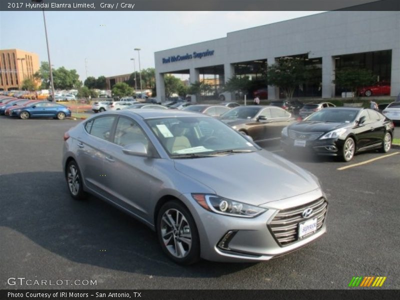Gray / Gray 2017 Hyundai Elantra Limited