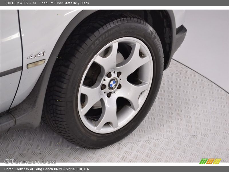 Titanium Silver Metallic / Black 2001 BMW X5 4.4i