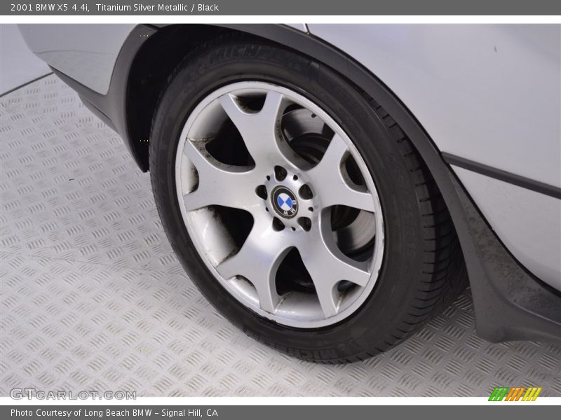 Titanium Silver Metallic / Black 2001 BMW X5 4.4i