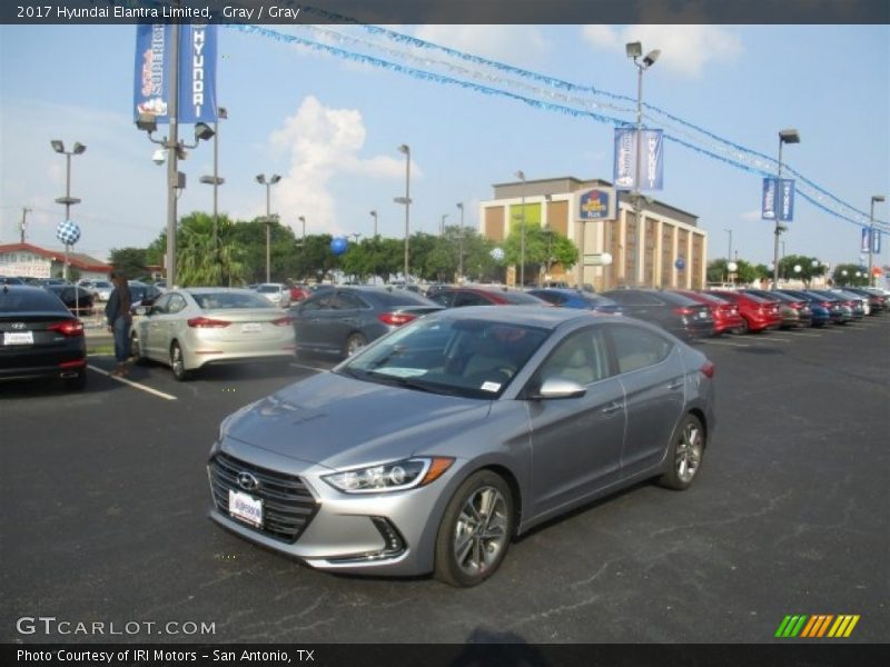 Gray / Gray 2017 Hyundai Elantra Limited