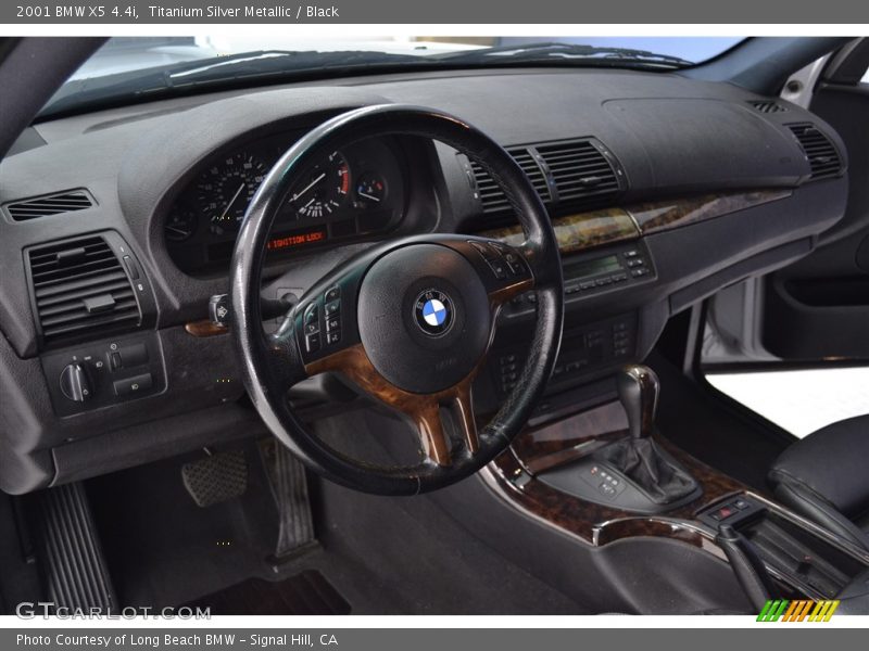 Titanium Silver Metallic / Black 2001 BMW X5 4.4i