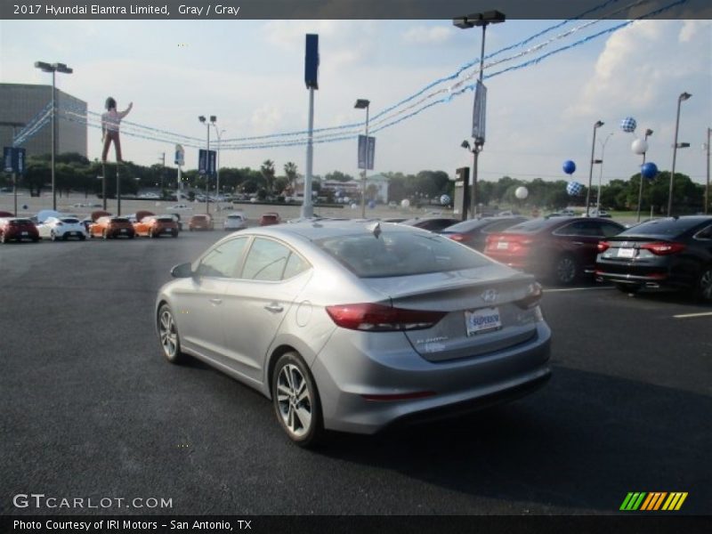 Gray / Gray 2017 Hyundai Elantra Limited