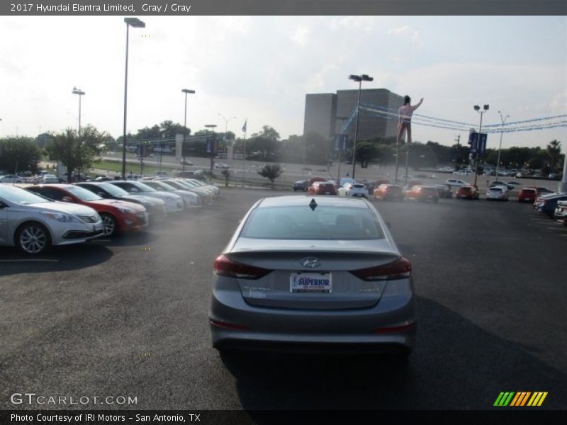 Gray / Gray 2017 Hyundai Elantra Limited
