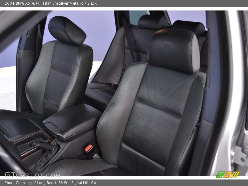 Titanium Silver Metallic / Black 2001 BMW X5 4.4i