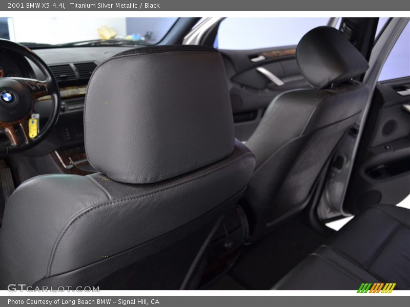Titanium Silver Metallic / Black 2001 BMW X5 4.4i