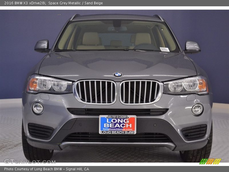 Space Grey Metallic / Sand Beige 2016 BMW X3 xDrive28i