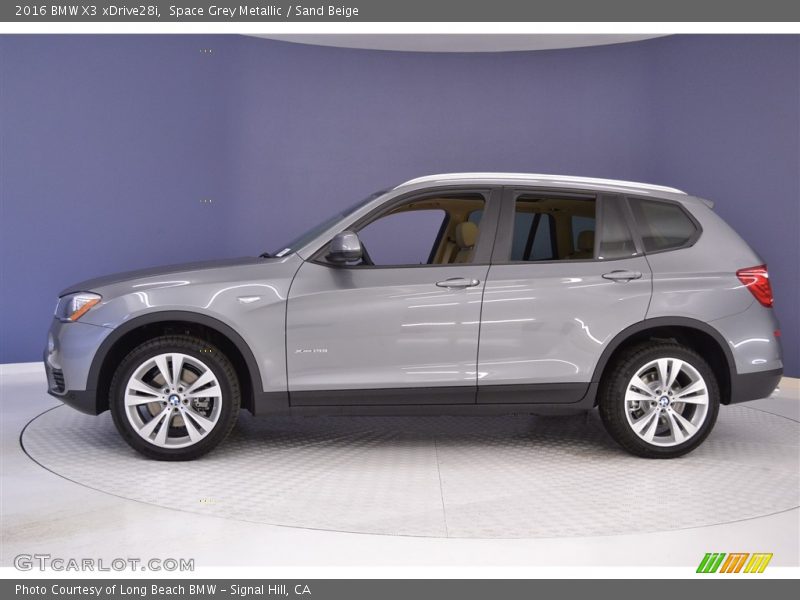 Space Grey Metallic / Sand Beige 2016 BMW X3 xDrive28i