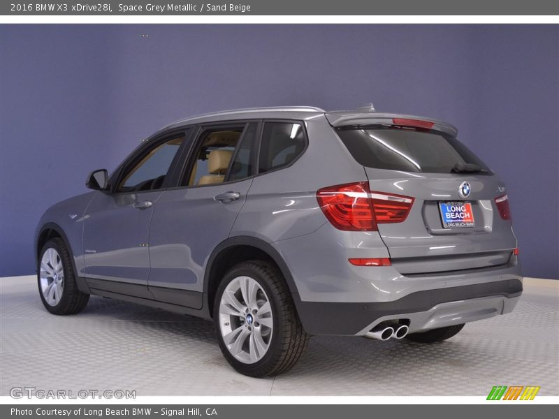 Space Grey Metallic / Sand Beige 2016 BMW X3 xDrive28i