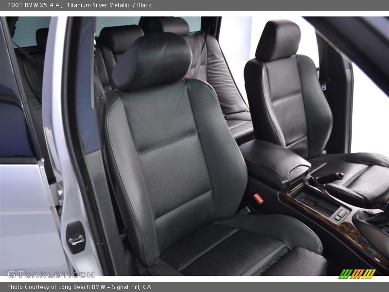 Titanium Silver Metallic / Black 2001 BMW X5 4.4i