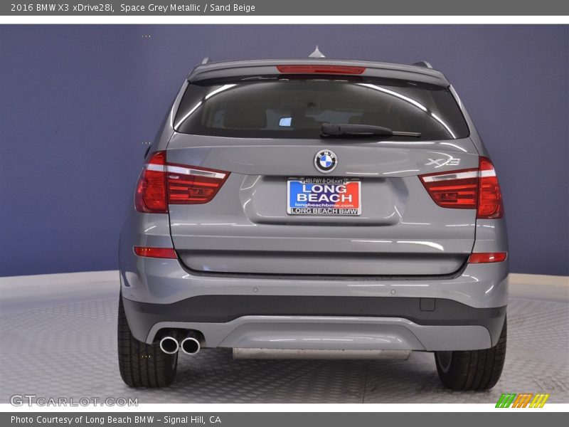 Space Grey Metallic / Sand Beige 2016 BMW X3 xDrive28i