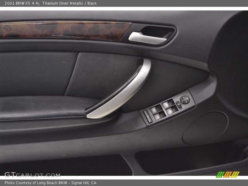 Titanium Silver Metallic / Black 2001 BMW X5 4.4i