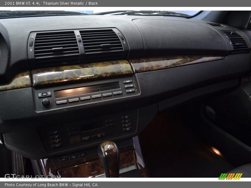 Titanium Silver Metallic / Black 2001 BMW X5 4.4i