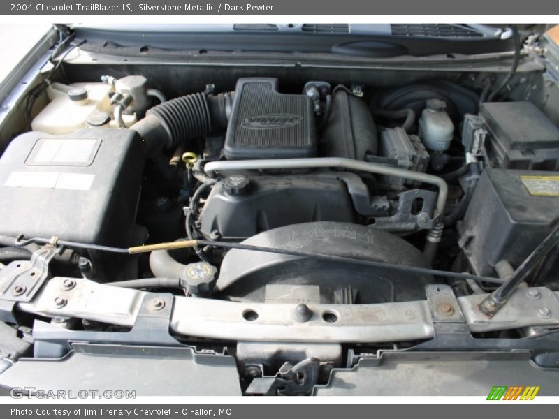 Silverstone Metallic / Dark Pewter 2004 Chevrolet TrailBlazer LS