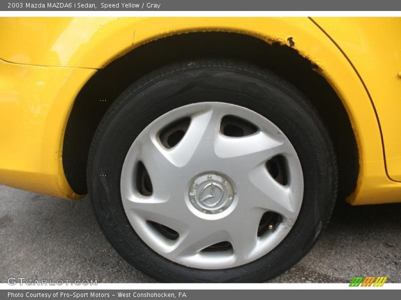 Speed Yellow / Gray 2003 Mazda MAZDA6 i Sedan