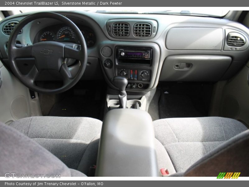 Silverstone Metallic / Dark Pewter 2004 Chevrolet TrailBlazer LS