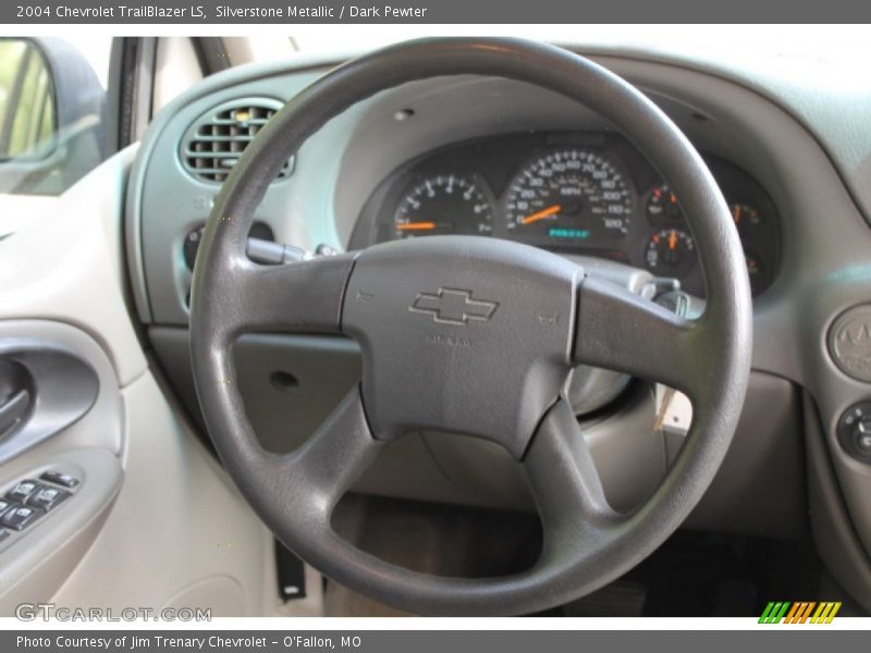 Silverstone Metallic / Dark Pewter 2004 Chevrolet TrailBlazer LS