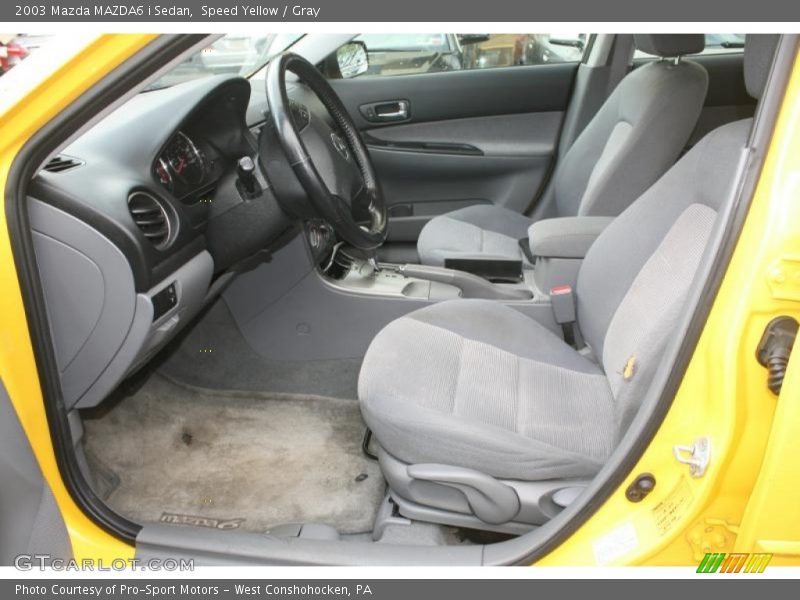  2003 MAZDA6 i Sedan Gray Interior