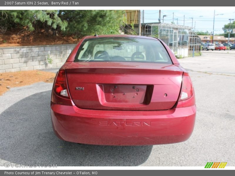 Berry Red / Tan 2007 Saturn ION 2 Sedan
