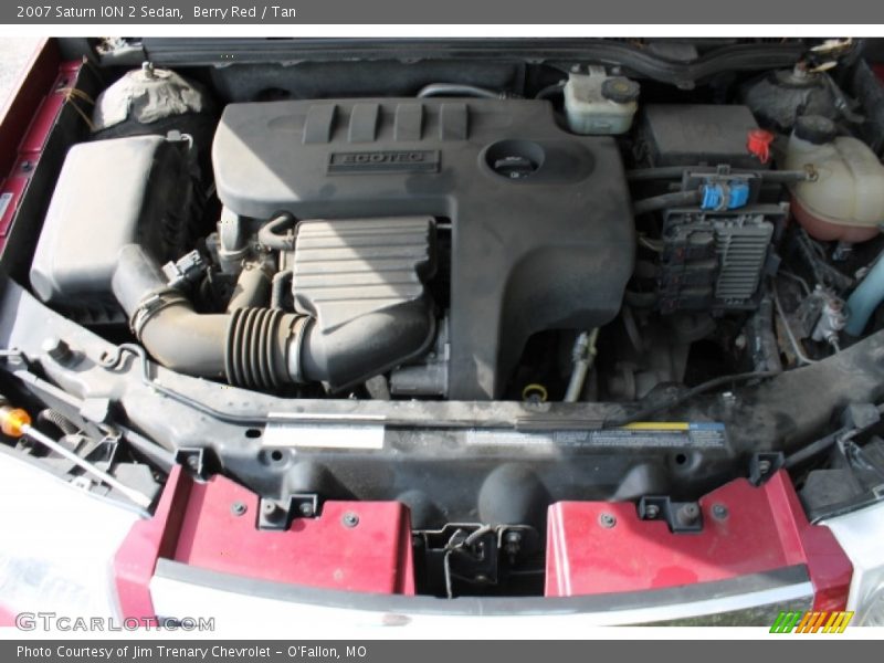 Berry Red / Tan 2007 Saturn ION 2 Sedan