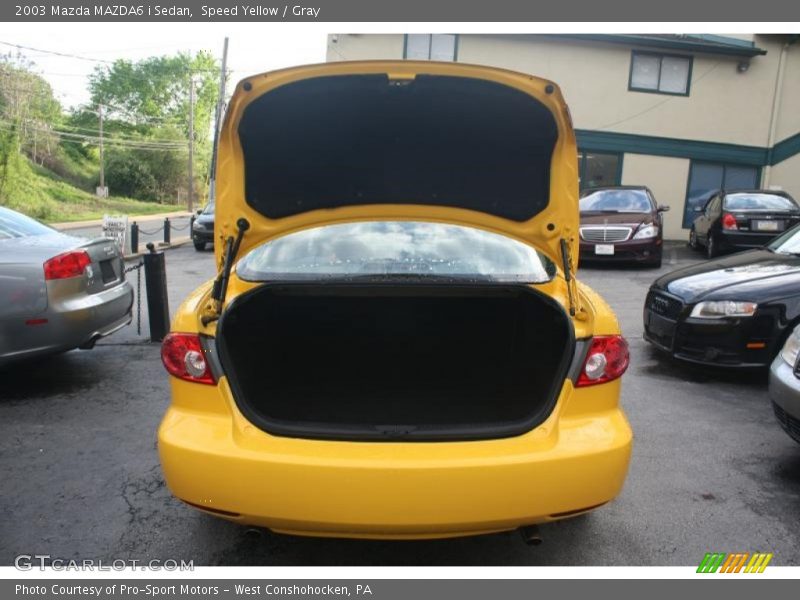 Speed Yellow / Gray 2003 Mazda MAZDA6 i Sedan