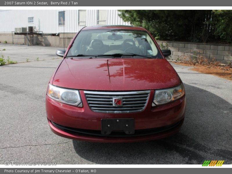 Berry Red / Tan 2007 Saturn ION 2 Sedan