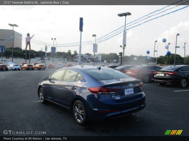 Lakeside Blue / Gray 2017 Hyundai Elantra SE