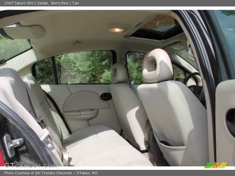 Berry Red / Tan 2007 Saturn ION 2 Sedan