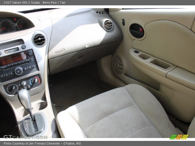 Berry Red / Tan 2007 Saturn ION 2 Sedan